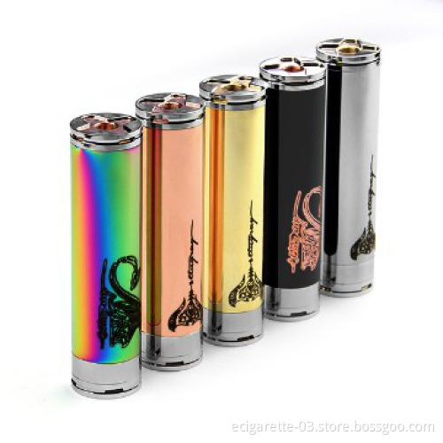great design e cig rainbow stingray 18650/26650 mechanical mod